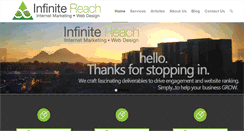 Desktop Screenshot of infinitereachagency.com